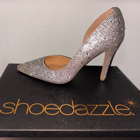 Shoe Dazzle rhinestone High heel pumps - Picture 8 of 12